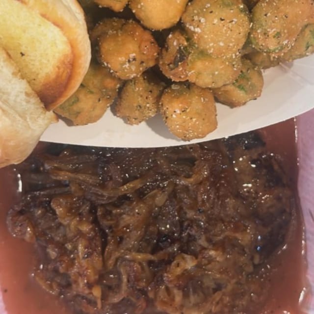 Hamburger Steak.