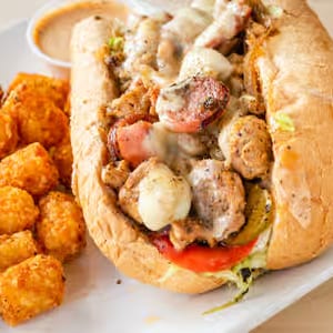Chicken & Sausage Po'boy.