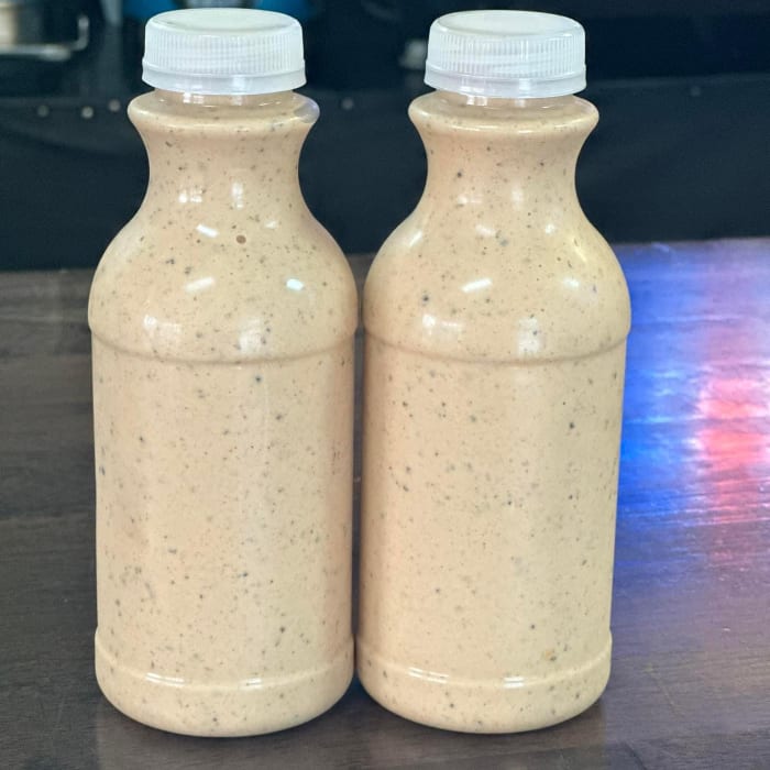 Bottle of Cajun Horseradish.